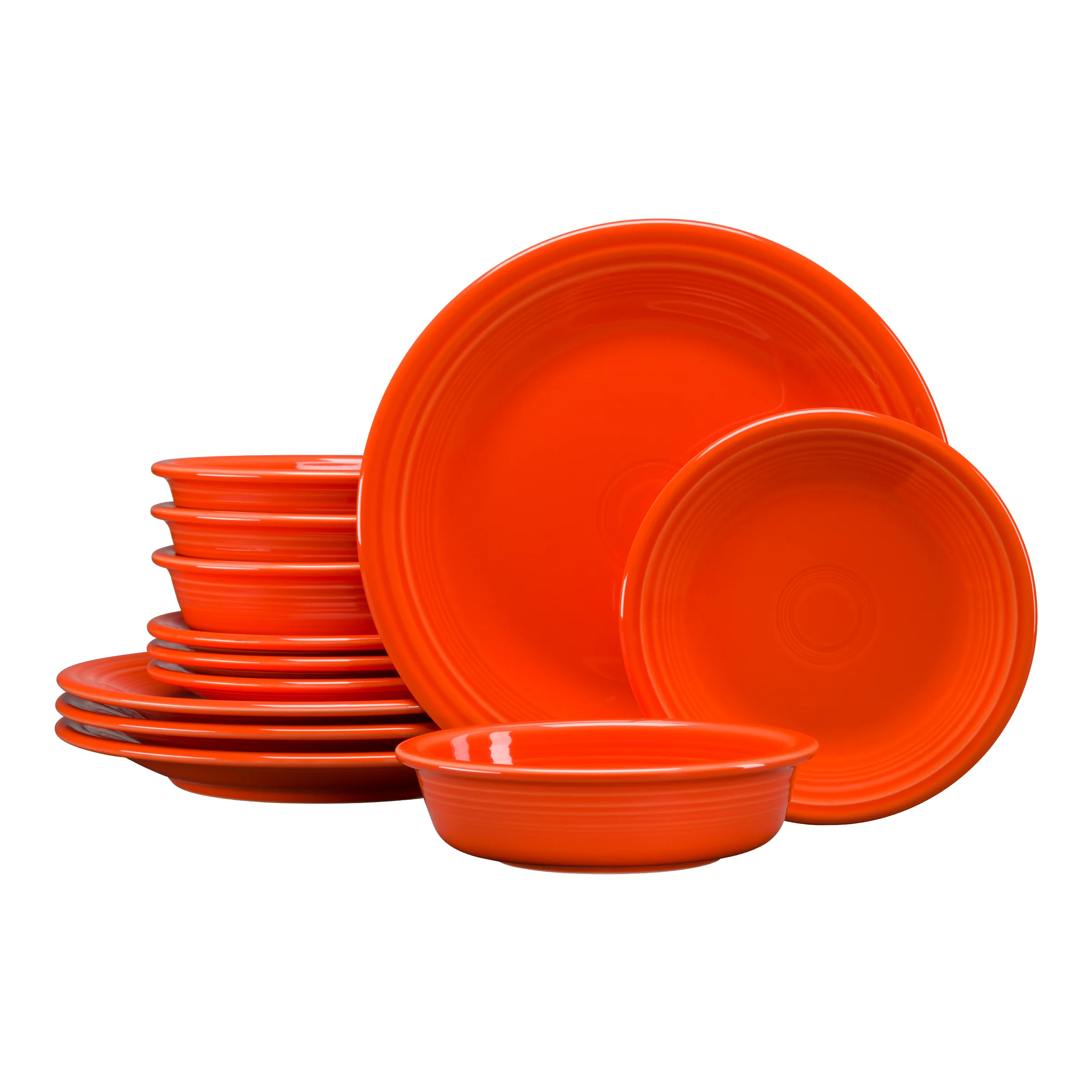 Classic Rim 12-Piece Dinnerware Set, Service for 4 - Image 10