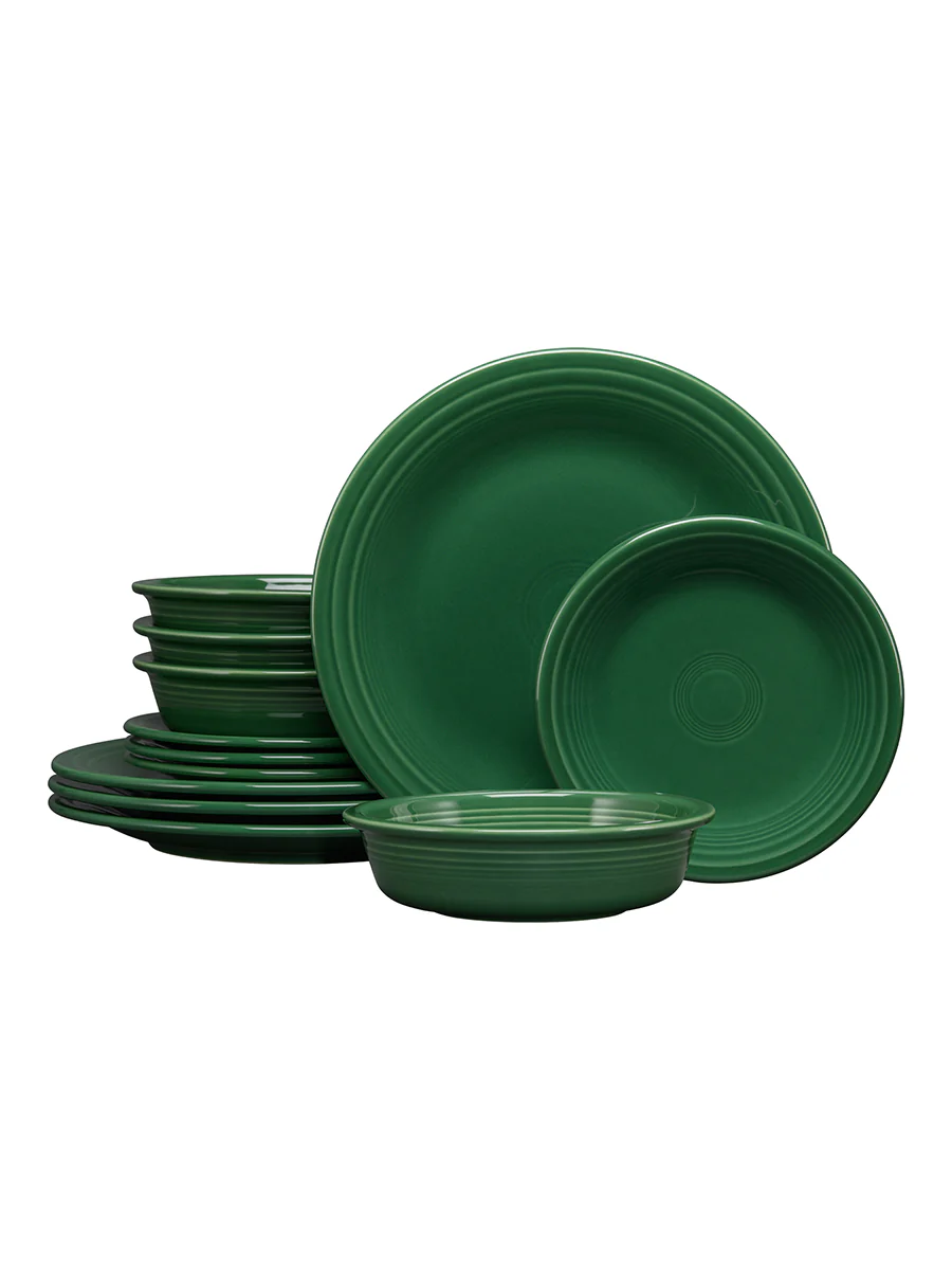 Classic Rim 12-Piece Dinnerware Set, Service for 4 - Image 4