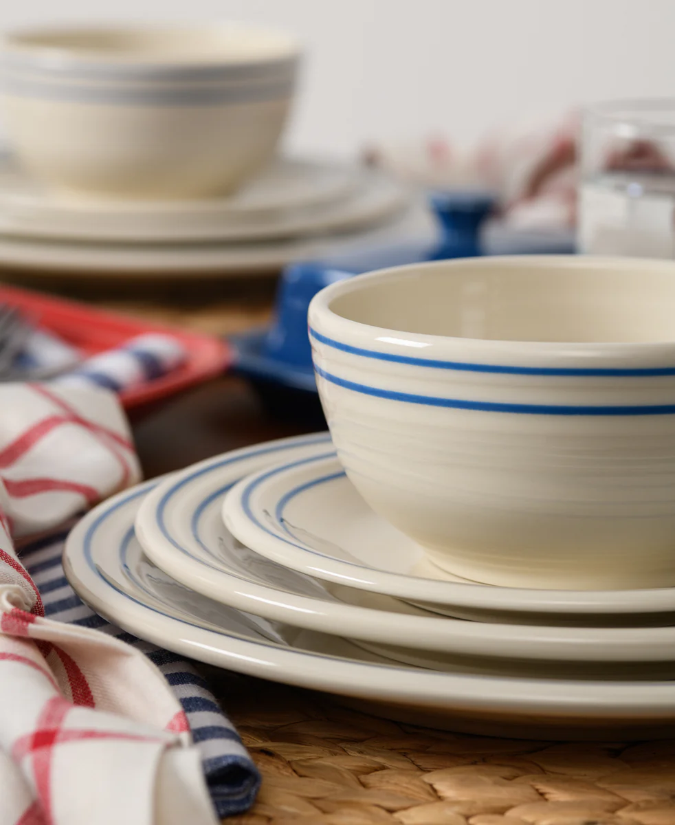 Americana Lapis Band Classic Bistro 3-Piece Place Setting, Service For 1 - Image 3
