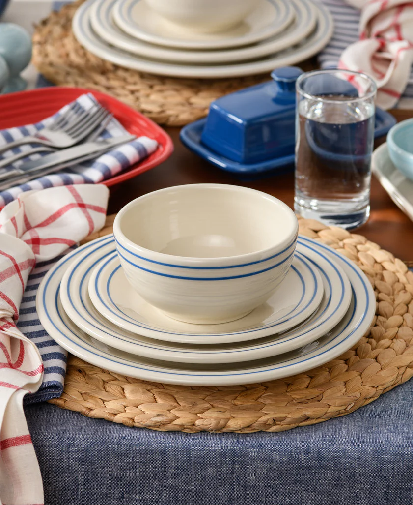 Americana Lapis Band Classic Bistro 3-Piece Place Setting, Service For 1 - Image 4