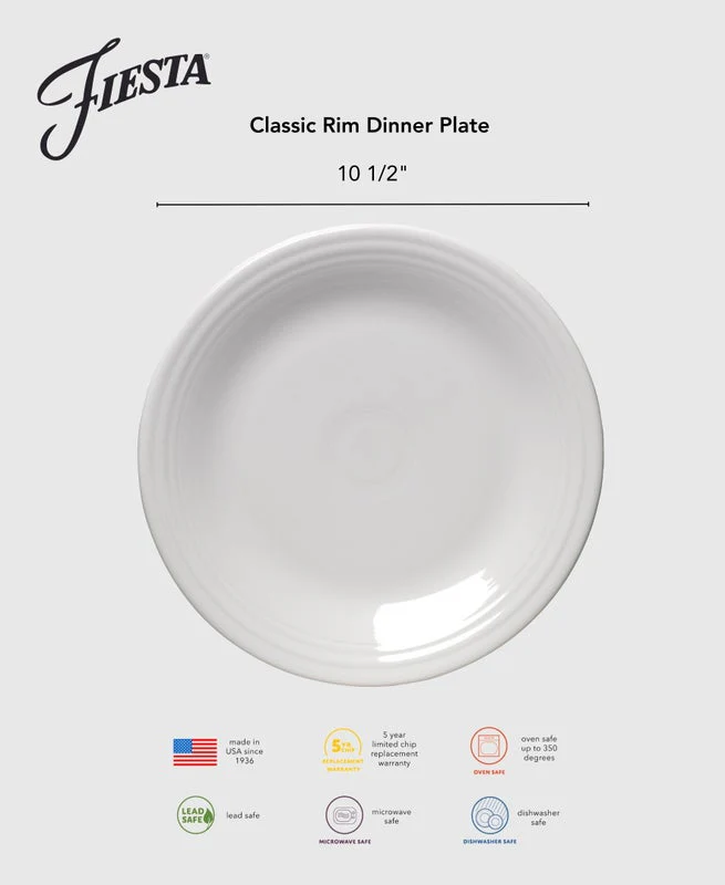 Botanical Floral Lavender Classic Rim 10 1/2 Inch Dinner Plate - Image 4