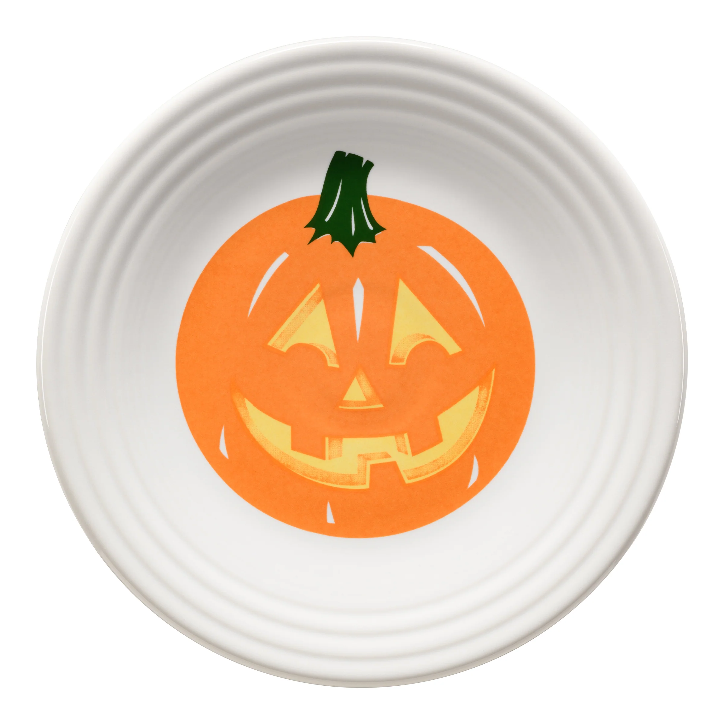 Retired Jack-o-Lantern Pumpkin Classic Rim 9 Inch Luncheon Plate