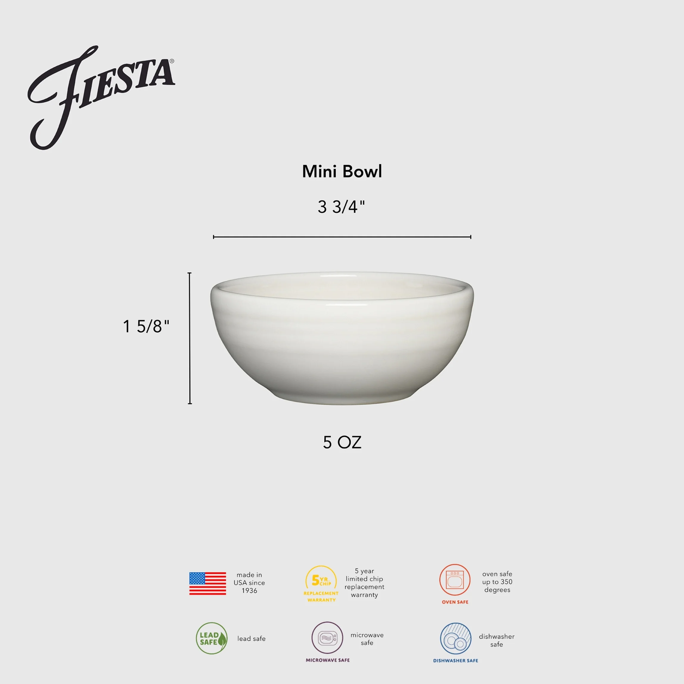 Lavender 3 3/4 Inch Mini Bowl 5 OZ - Image 3