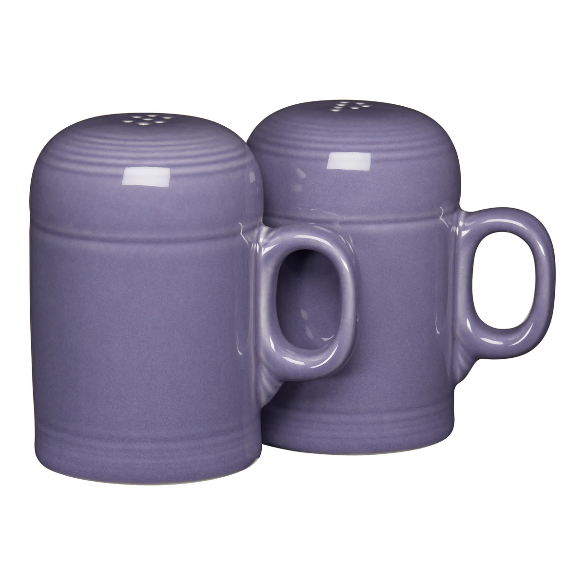 Lavender 4 5/8 Inch Rangetop Large Salt and Pepper Shaker Set