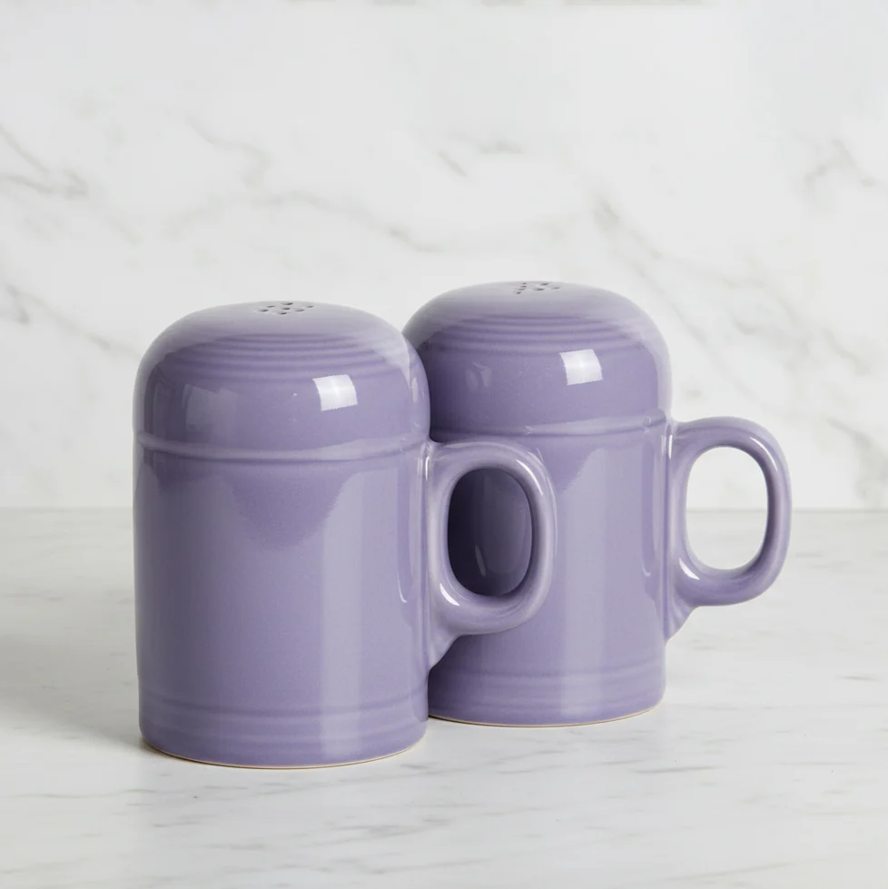 Lavender 4 5/8 Inch Rangetop Large Salt and Pepper Shaker Set - Image 2
