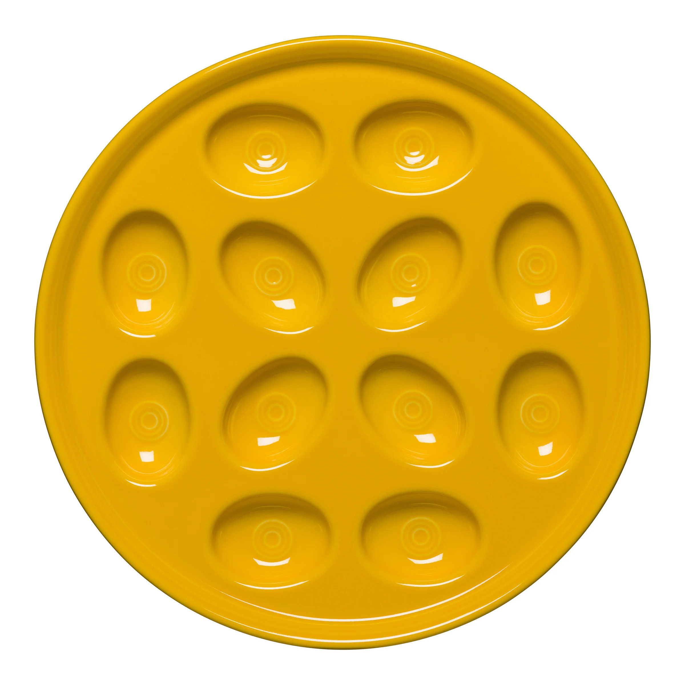 Retired Round Egg Serving Platter 11 1/4 Inch - Image 2