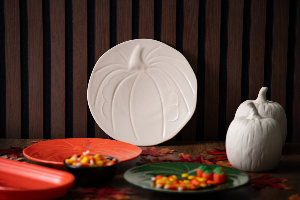 Pumpkin Shaped Plate 8 1/2 Inch - Image 6