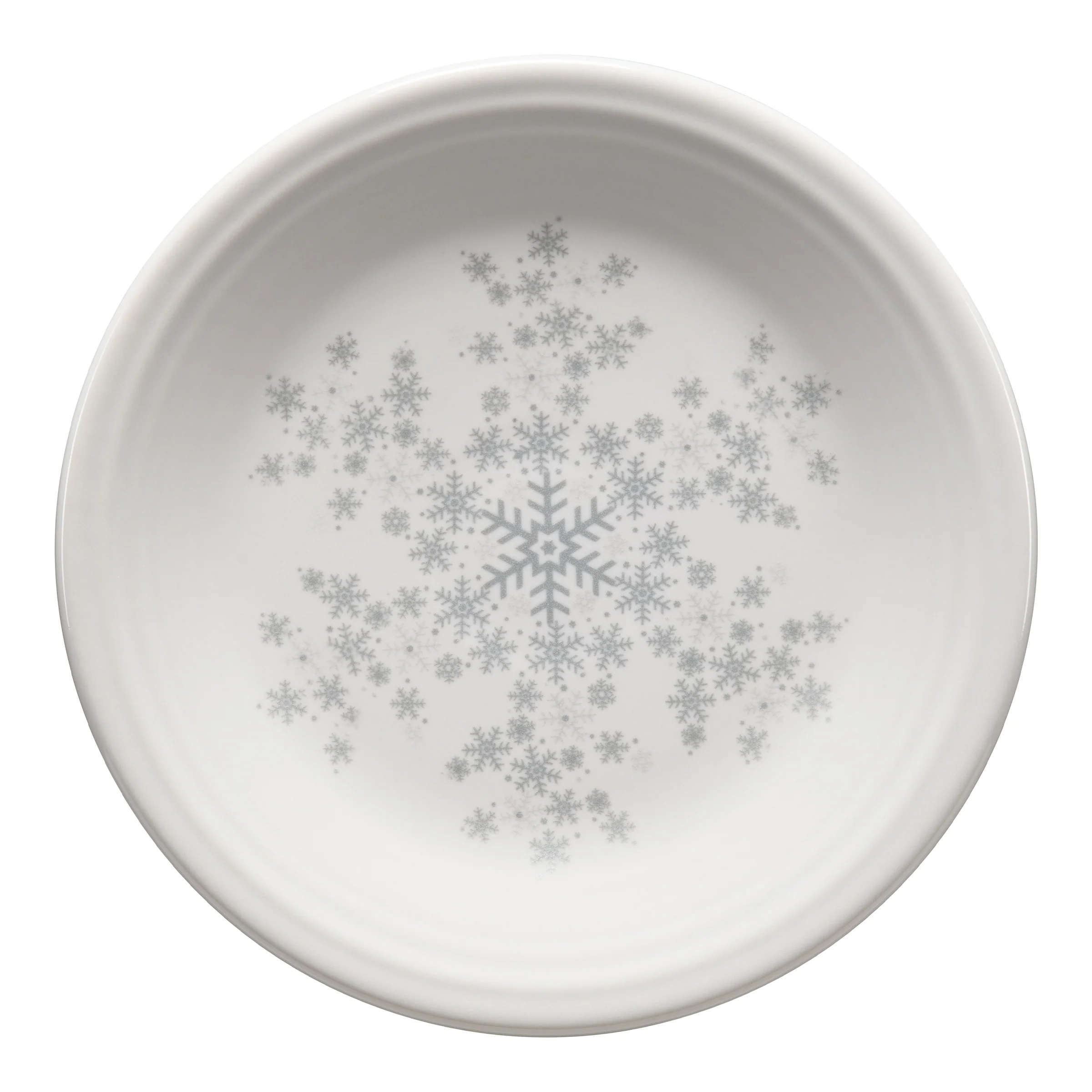 White Snowflake Classic Rim 7 1/4 Inch Salad Plate