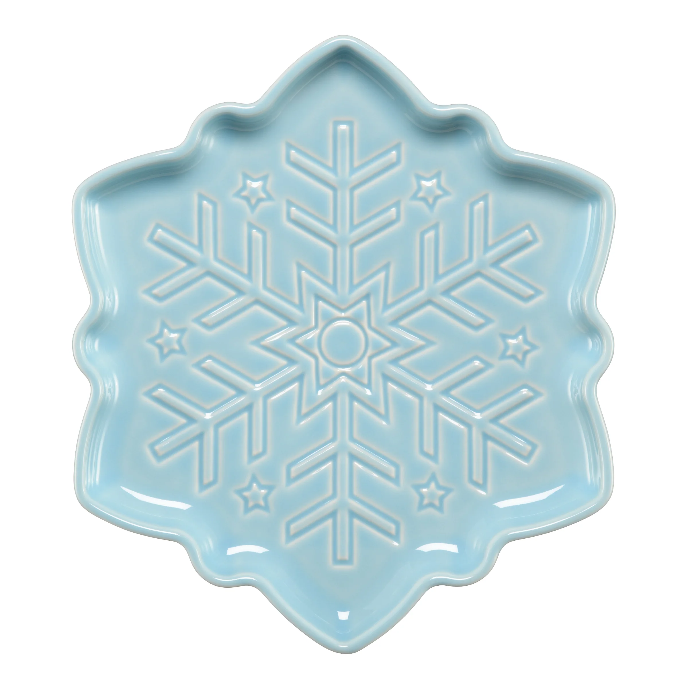 Snowflake Shaped Plate 9 Inch - Image 5