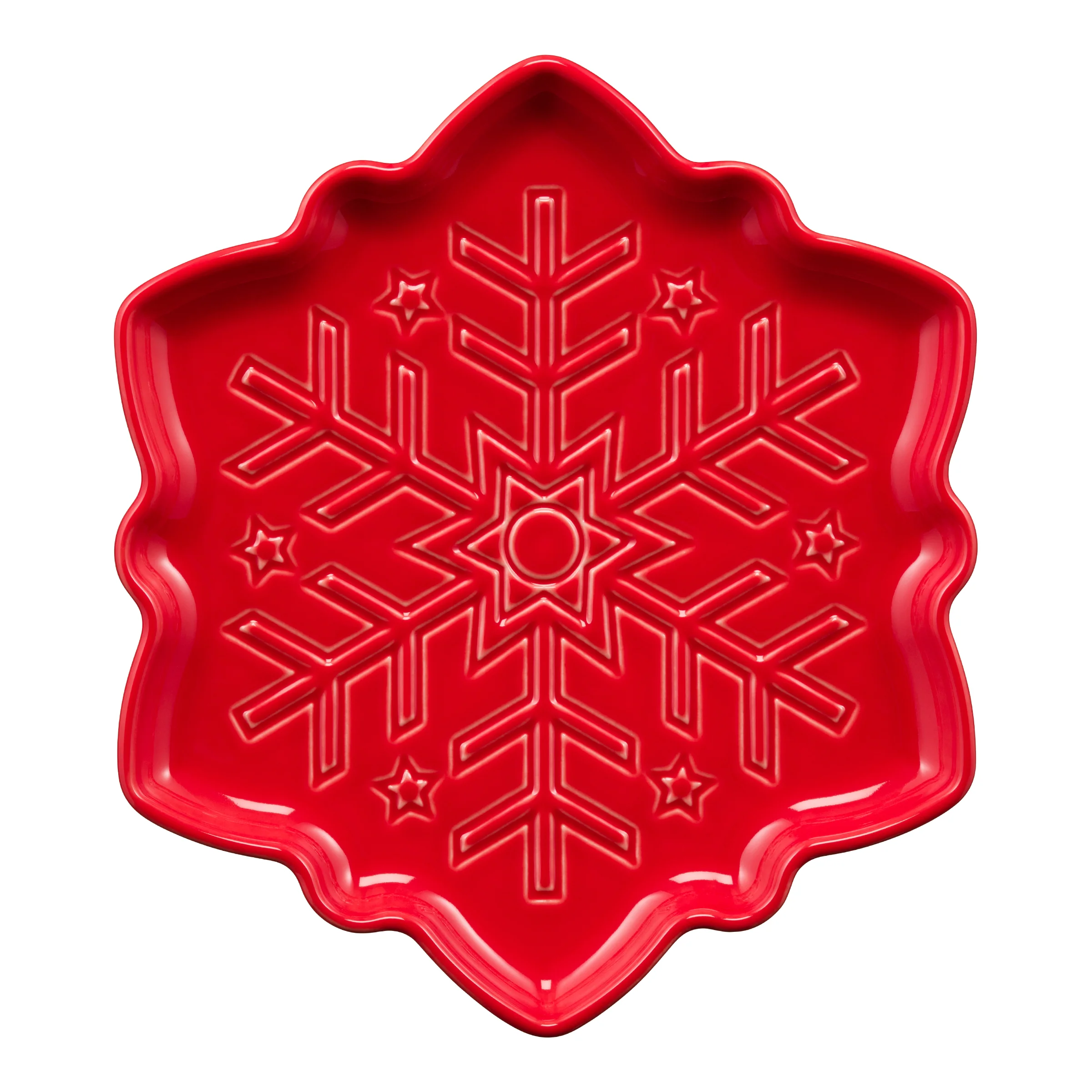 Snowflake Shaped Plate 9 Inch - Image 4