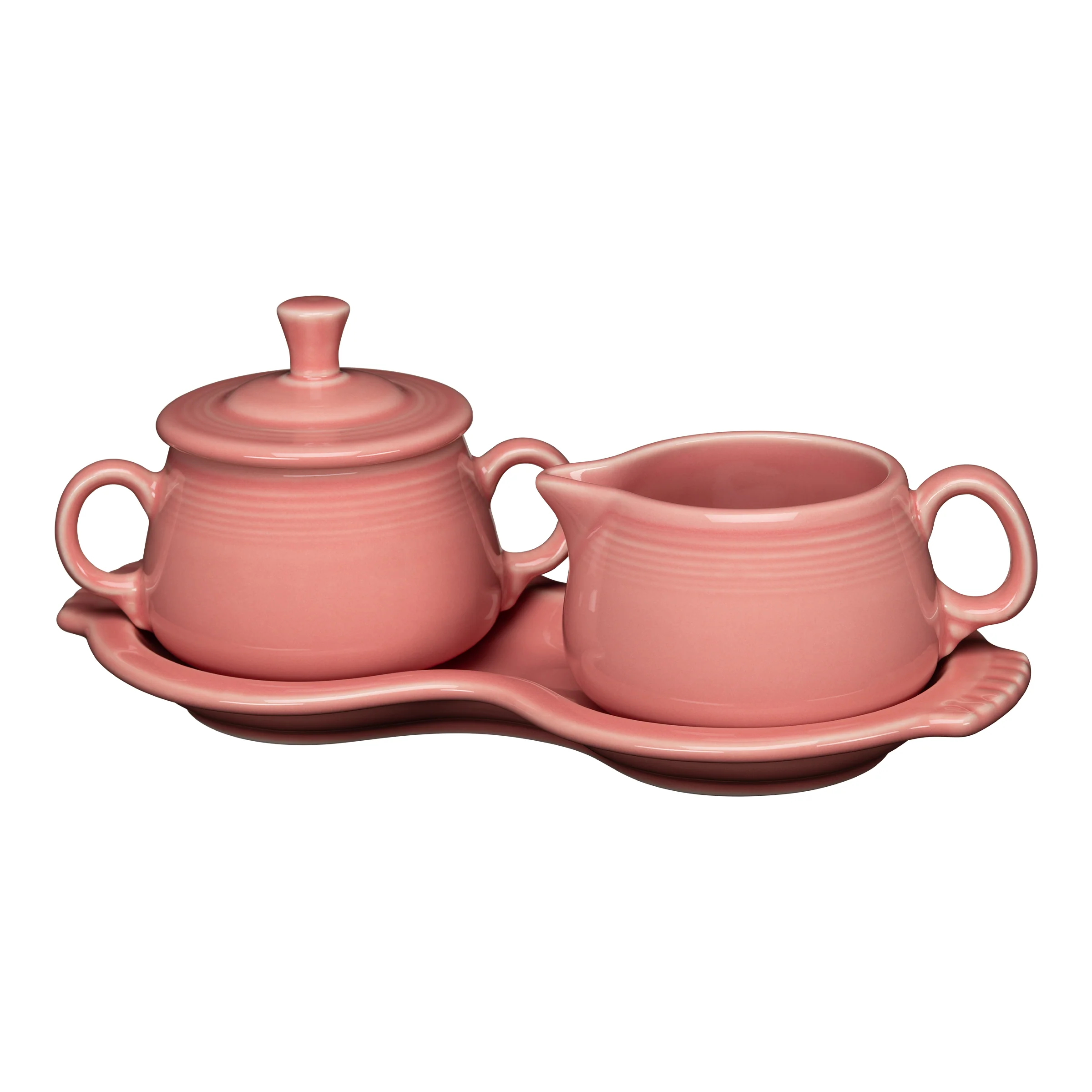 Retired 4-Piece Sugar Bowl and Creamer Set with Tray - Image 8